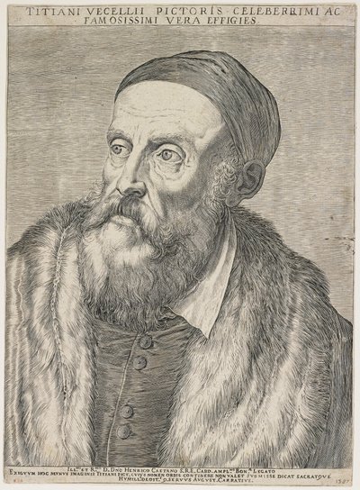 Titian by Agostino Carracci